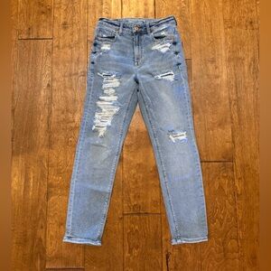 American Eagle Ripped Mom Jeans